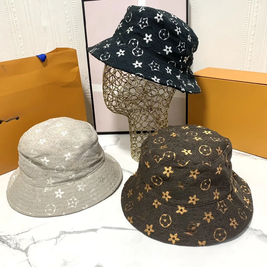 Leather Waterproof Thickened Fashion Warm Bucket Hat Replicas Wholesale Luxury Bucket Hat