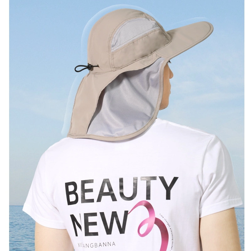 Custom Men&prime;s Sun Visor Breathable Sunblock UV Protection Fishing Cap Quick Drying Mountaineering Fisherman Basin Hat