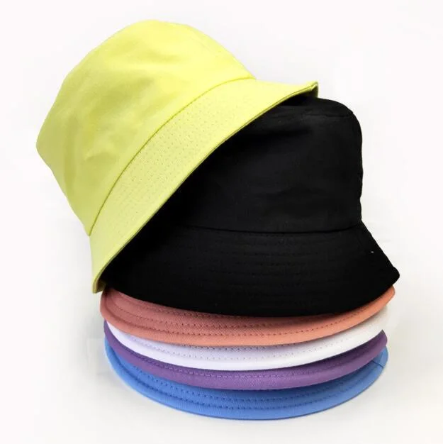 Wholesale High Quality Fashion Adjustable Sun Protection Fisherman Hat Custom Tie Dye Cotton Summer Reversable Men Children Bucket Hat for Women