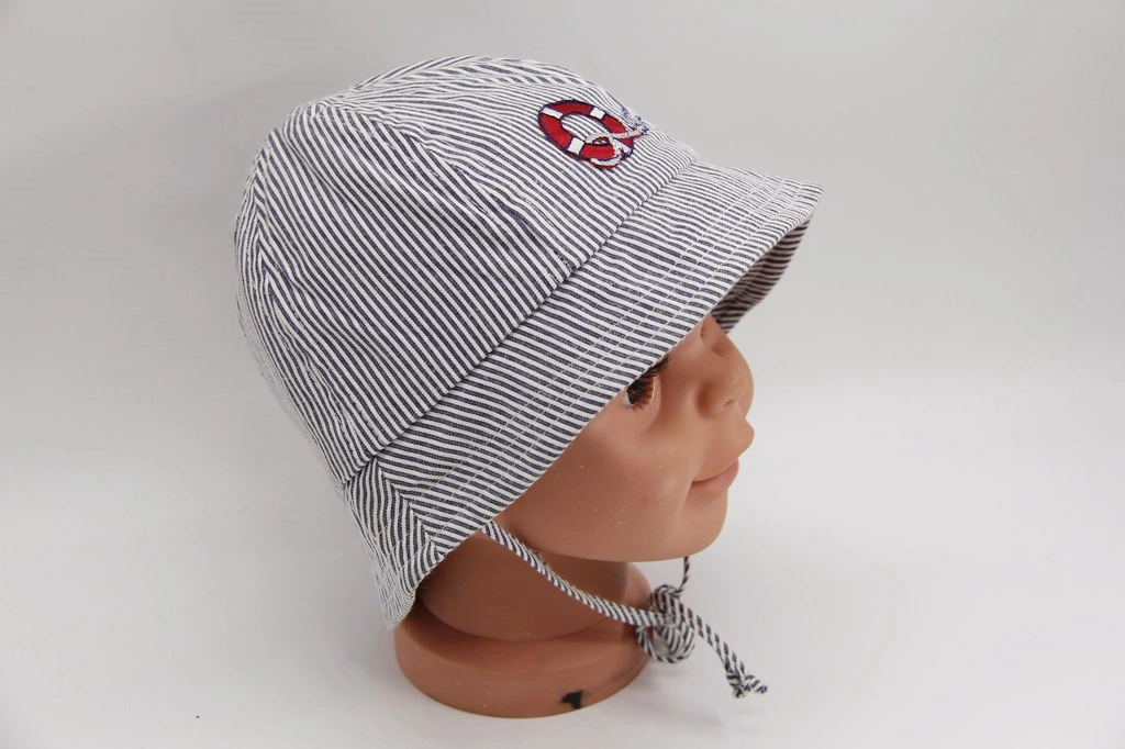Cute Baby Boy Simple Stripe Bucket Hat