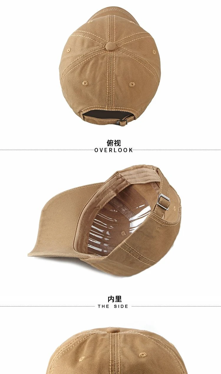 Personalized Custom Metal Logo Label Qualified Stylish Cotton Baseball Hat
