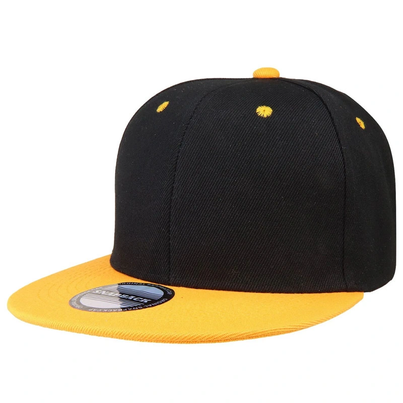 Falari Classic Snapback Hat Hip Hop Flat Bill Blank Solid Color Adjustable Size Custom Sports Caps