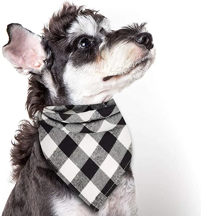 Washable Reversible Cotton Dog Bandana for Small Medium Large Dogs