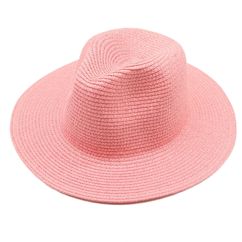 Wholesale Custom Logo Plain Summer Beach Floppy Sun Gorras Panama Straw Hats