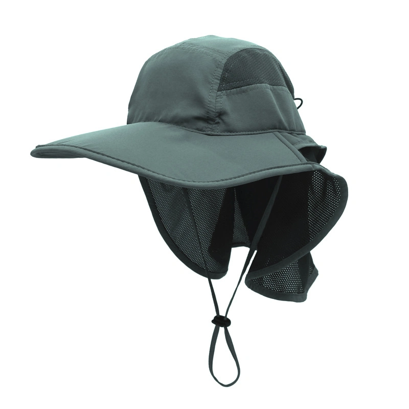 Custom Men&prime;s Sun Visor Breathable Sunblock UV Protection Fishing Cap Quick Drying Mountaineering Fisherman Basin Hat