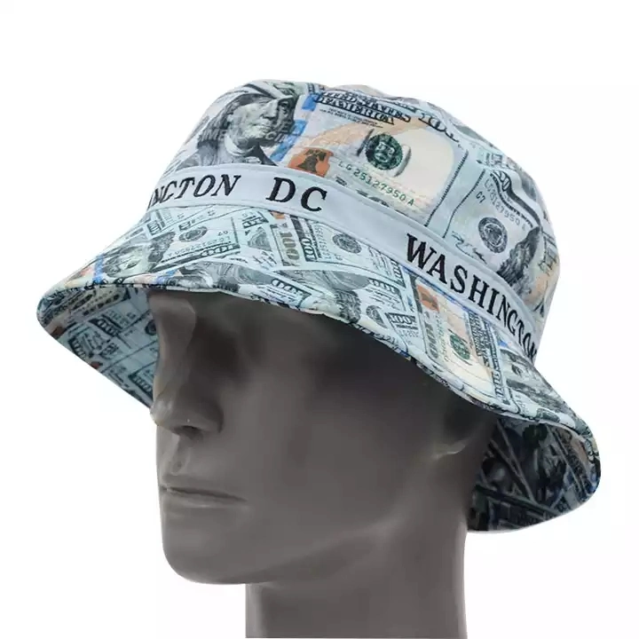 100% Polyester Wide Brim High Quality Golf Cap Custom Men Women Embroidery Printed Sublimation Bucket Hat