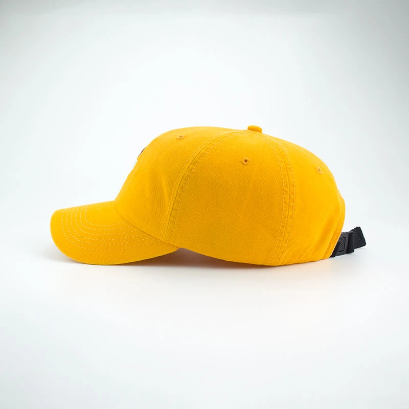 Brushed Cotton Baseball Cap with Embroidery and Snap Fastener Closure Fashion Sports Snapback Promotion Hat and Golf Cap