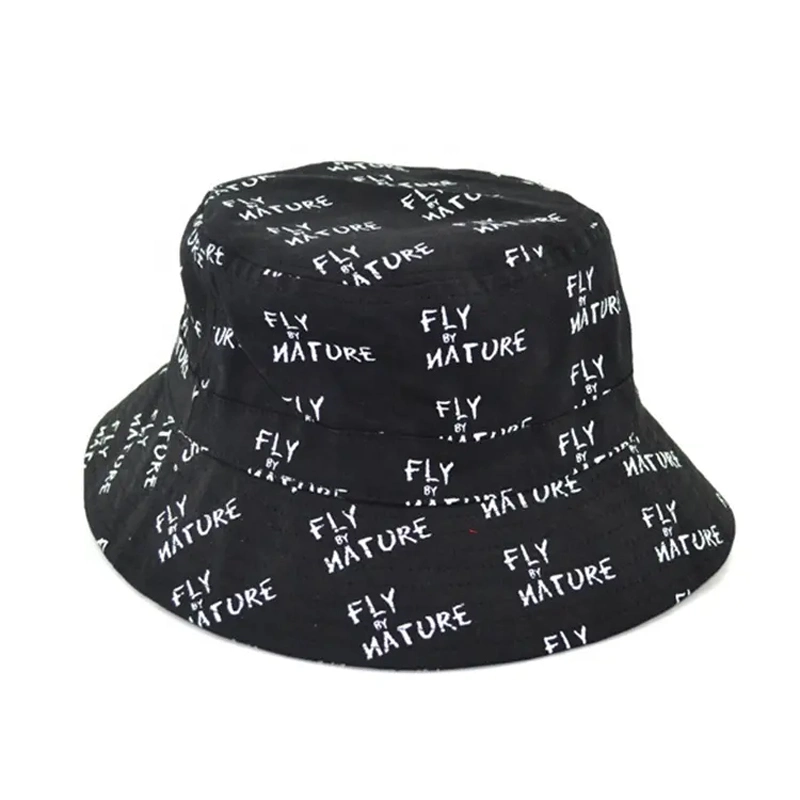 Summer Women Men Fisherman Hat Foldable Cartoon Printed Bucket Hat Street Hip Hop Vintage Fishing Hats Gorras