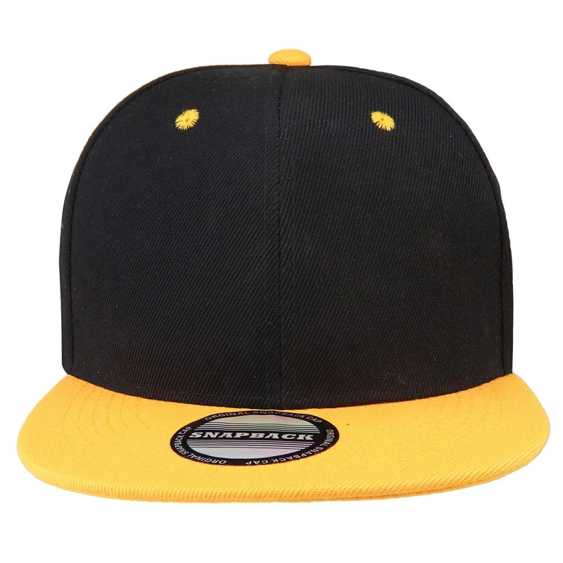 Falari Classic Snapback Hat Hip Hop Flat Bill Blank Solid Color Adjustable Size Custom Sports Caps