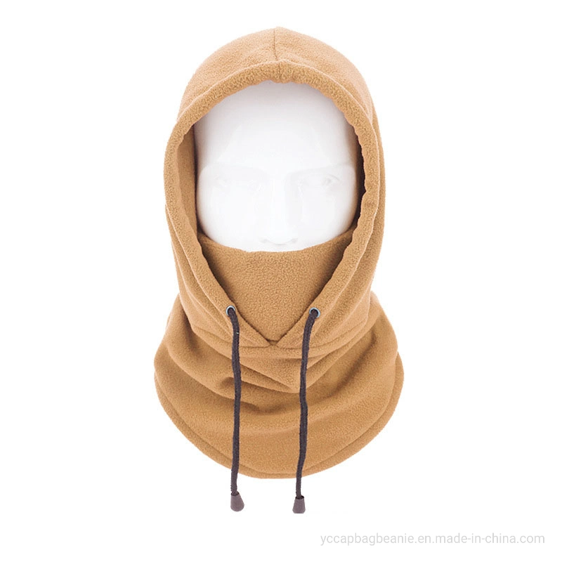 High Quality Plain Color Winter Warm Fleece Headgear Balaclava