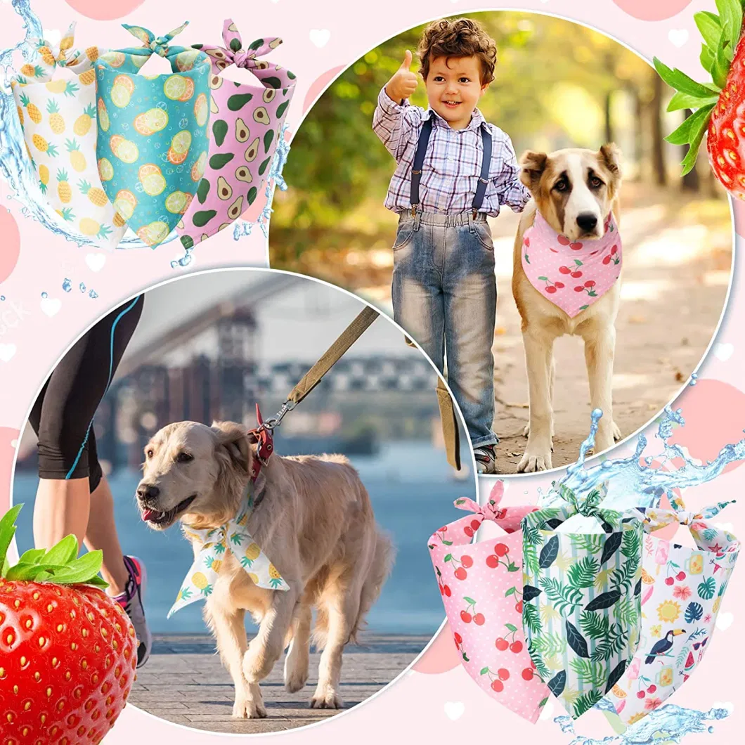 Washable Kerchief Dog Bandana for Small and Large Dogs