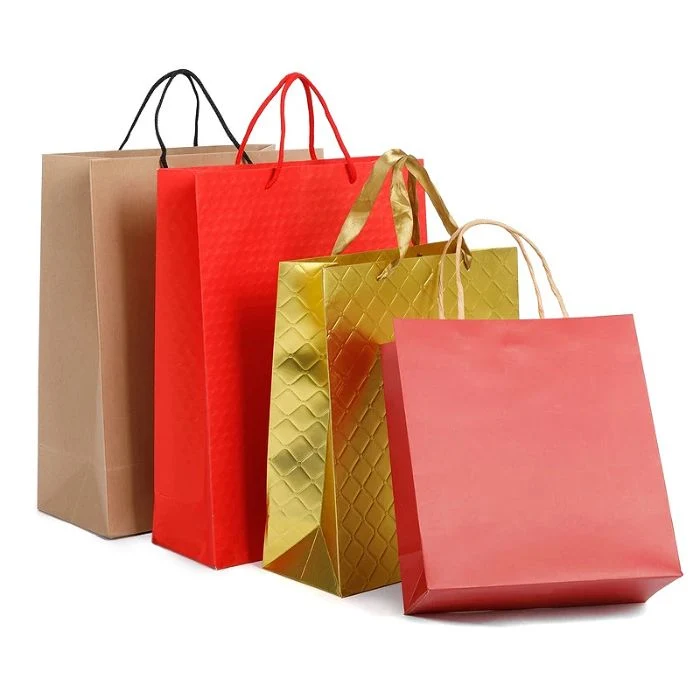 OEM Factory Wholesale Cheap Shopping Gift Kraft Paper Bag with Custom Logo
