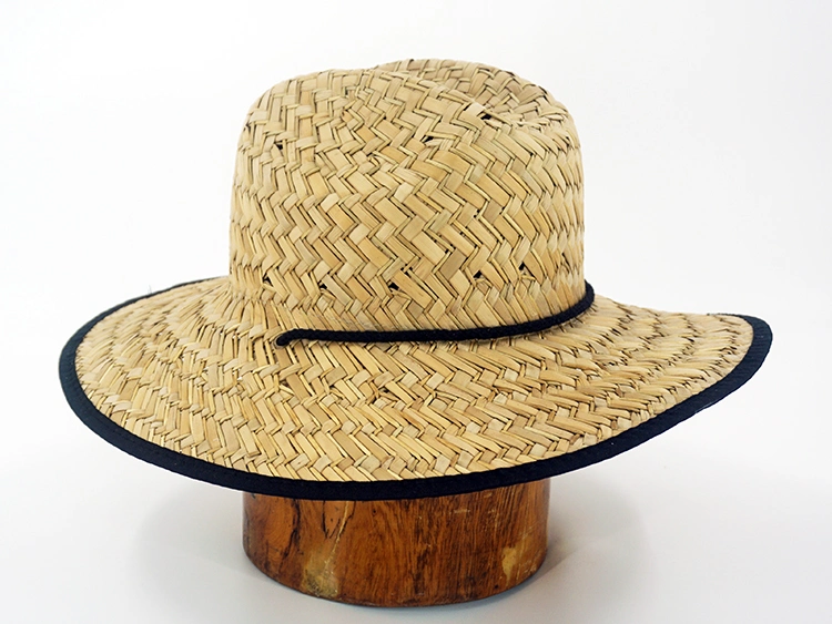 2022 Factory Supply OEM Summer Sunshade Natural Lifeguard Custom Logo Straw Hats