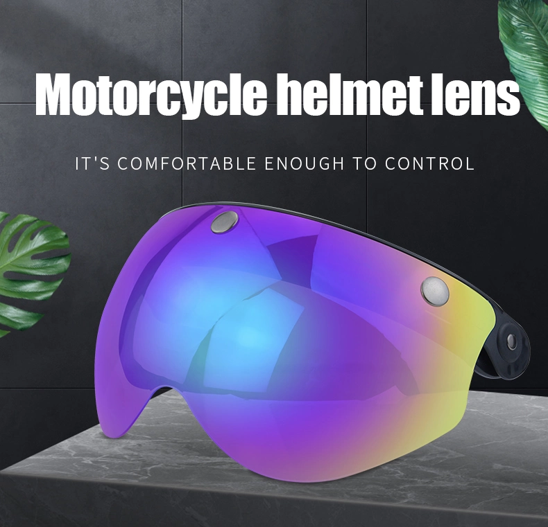 OEM Anlorr 2008 Multiple Choice of Mirror Colors Clear Universal Motor Helmet Visor for Full Face Motorcycle Helmet Visor