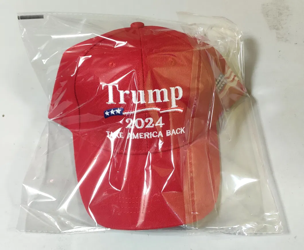 Hot Sale Wholesale 6 Panel Cotton Hats USA Embroidered Election Custom Hat