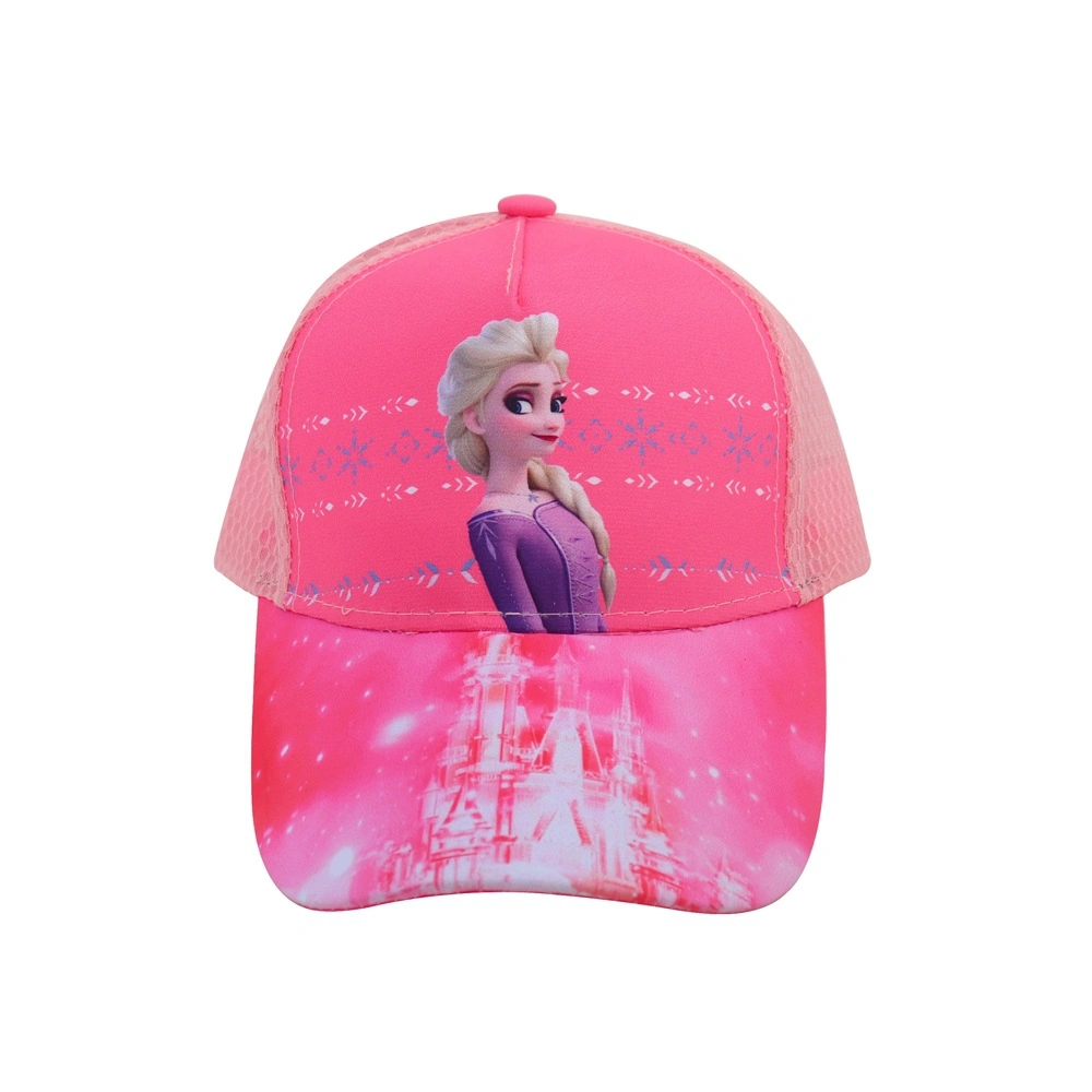 Children&prime;s Hat Princess Aisha Baseball Cap Summer Net Hat Shade Cap