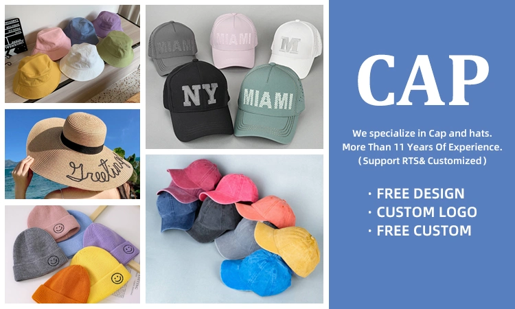 Custom 5 Panel Cotton Embroidery Logo Camp Running Caps Unstructured Two Tone Hats