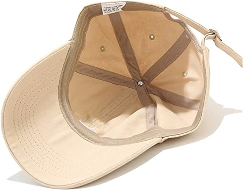 Cotton Baseball Cap Adjustable Low Profile Unstructured Dad Hat for Women Men