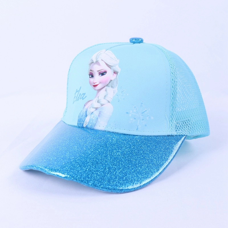 Children&prime;s Hat Princess Aisha Baseball Cap Summer Net Hat Shade Cap