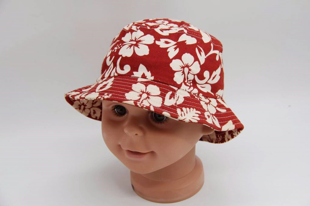 Cute Flower Print Sunshade Bucket Hat for Kids