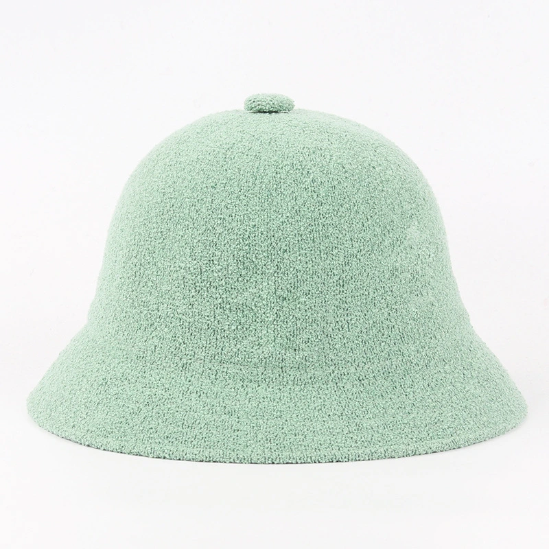 Wholesale Spring Autumn Fashion Multicolor Plain Terry Bucket Hat Fisherman Hat for Adults