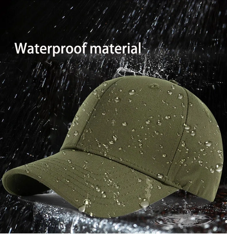 6 Panel Baseball Cap Laser Cut Hole Gorras Plain Sport Waterproof Hat