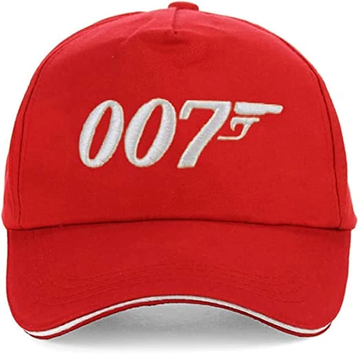 Wholesale Baseball Cap for Men and Women, 007 Movie Hat Fashion Adjustable Embroidery Trendy Dad Hat Curved Brim Snapback
