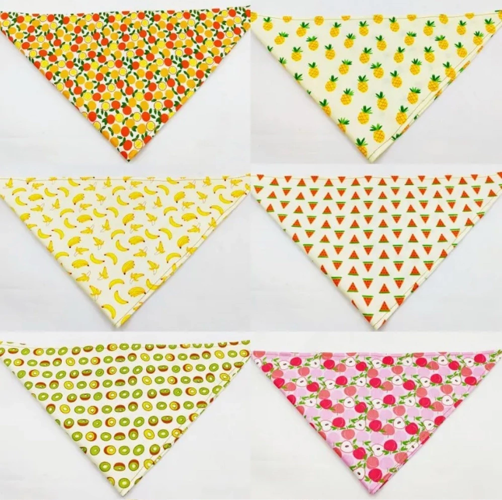 Wholesale Personalized Triangle Pet Dog Bib Custom Printed Bandana