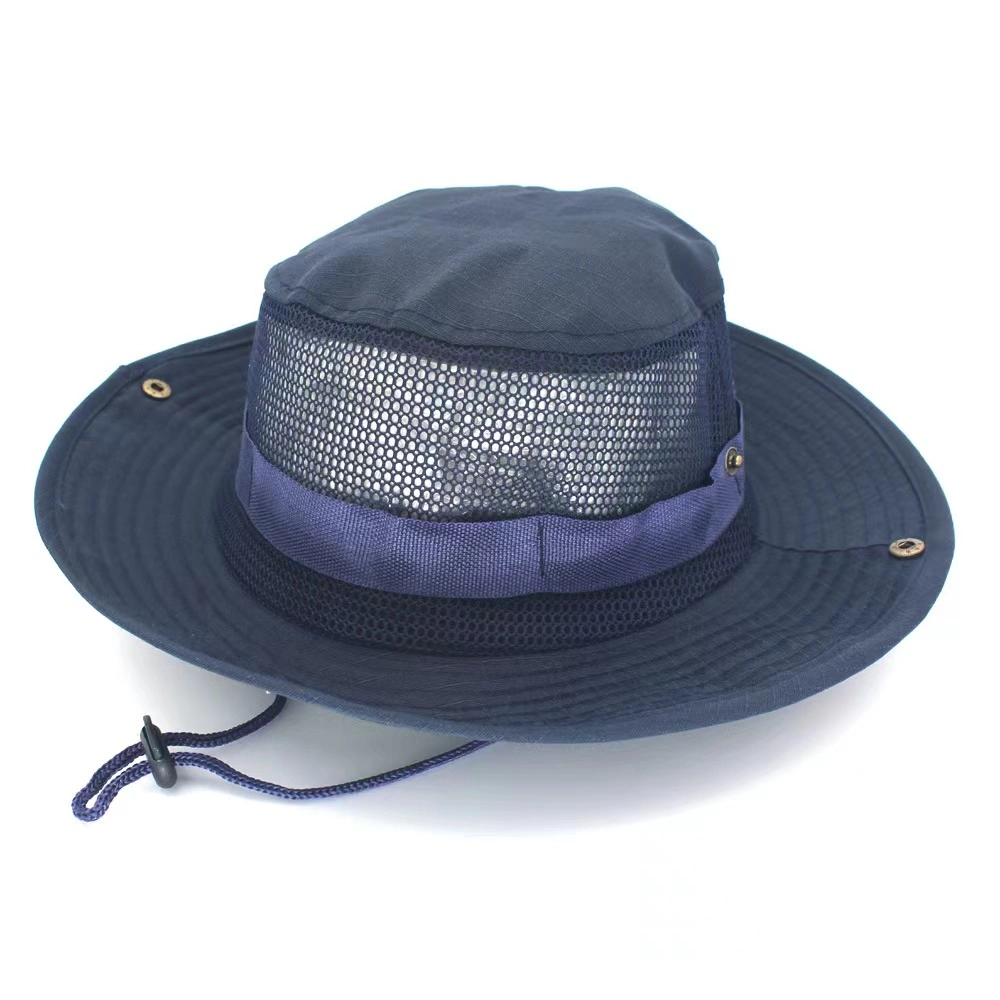Custom Wide Camo Bucket Hat for Outdoor Men Fishing Hunting Bucket Boonie Outdoor Cap