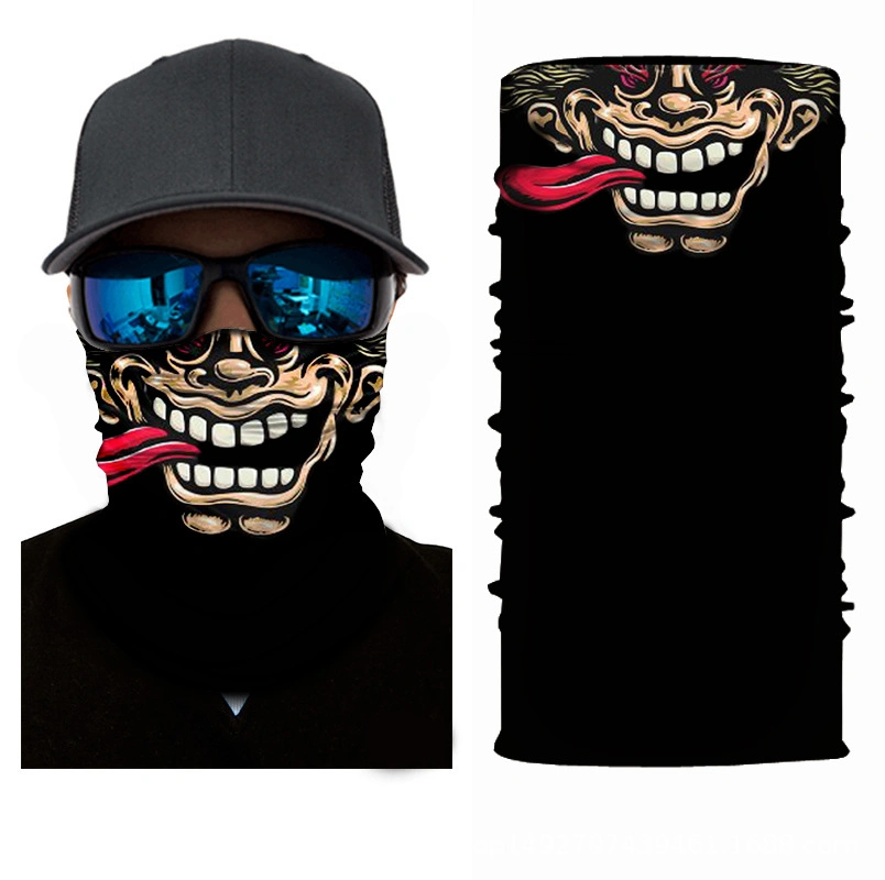 Skull Half Face Series Seamless Magic Headscarf/Bandana