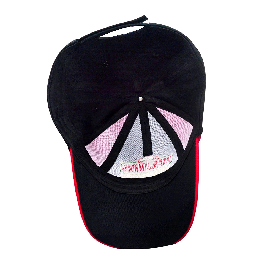 Top Quality 6 Panel Basketball Team Hat with Embroidery, Polyester Sports Cap
