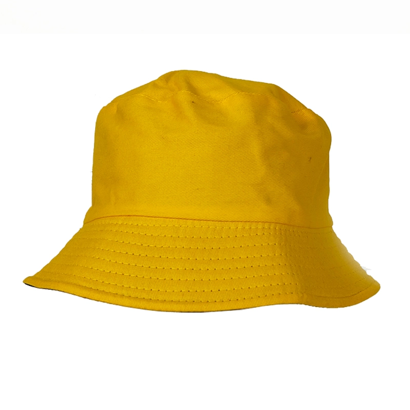 Wholesale Logo Printable Sunscreen Fishing Bucket Hat for Men, Nv Solid Color Light Board Pure Cotton Basin Hat