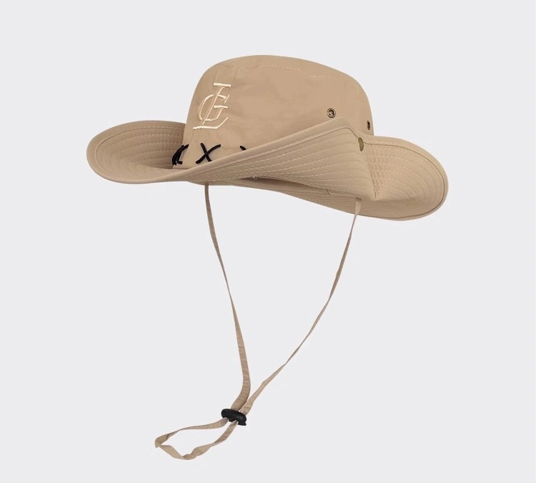 Wide Brim Bulk Bucket Fishing Hat Men with String