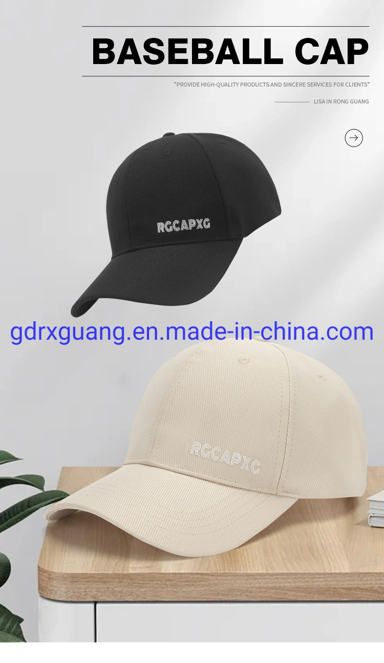 100% Cotton Embroidery Curved Sports Basketball Baseball Caps Hats