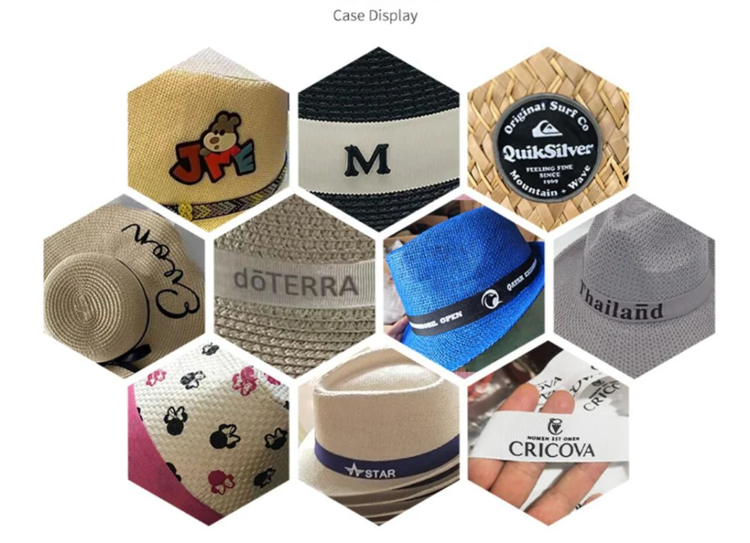 Wholesale Summer Unisex Adults Wide Brim Natural Lifeguard Straw Hat with Custom Patch Logo