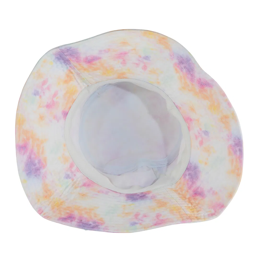 High Quality Tie-Dye Cotton Bucket Hat Fishing Cap Sun Protective Hat