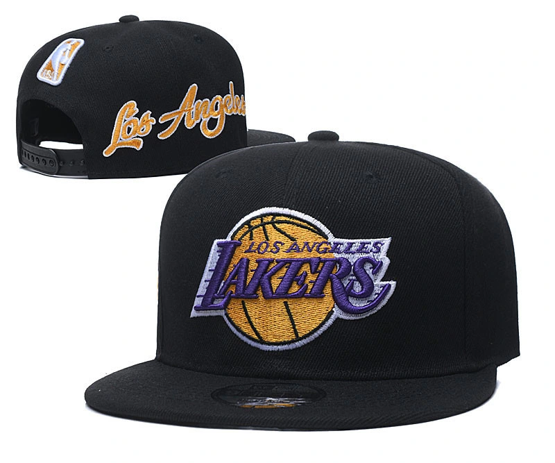 Wholesale Custom Cheap Los Angeles Lakers Official Team Mitchell Ness Embroidery Adjustable Basketball Snapback Baseball Caps Hat