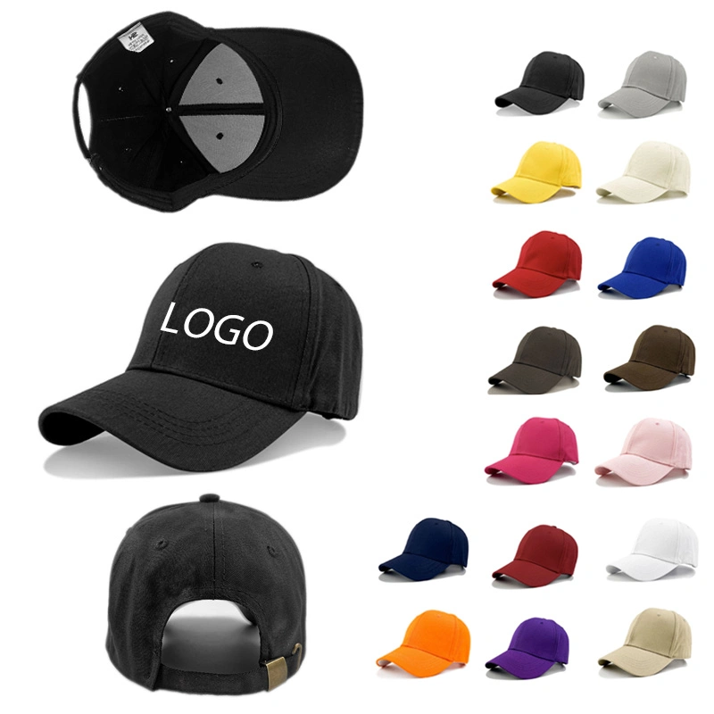 Wholesale Cotton Red Customized Men Embroidered Plain Balnk Trucker Sports Hat Baseball Cap