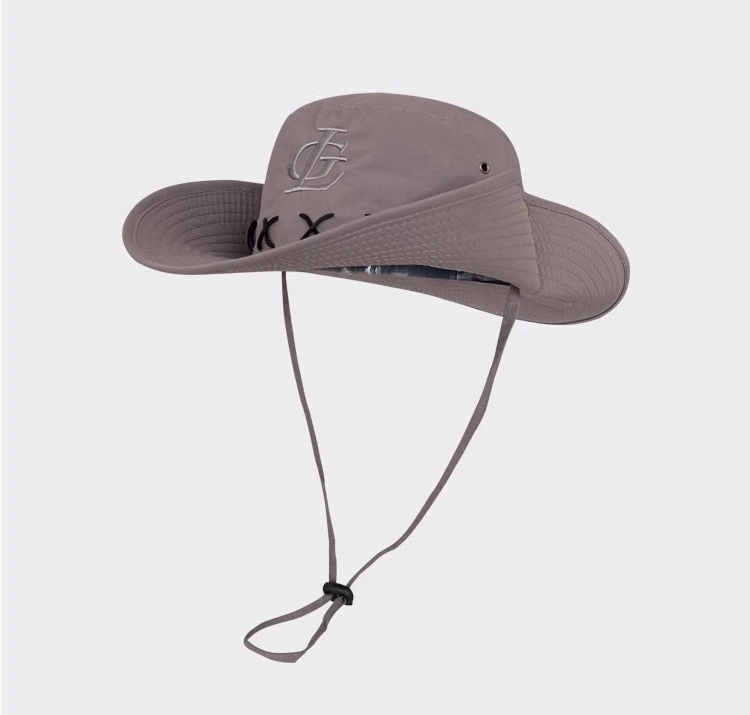 Wide Brim Bulk Bucket Fishing Hat Men with String