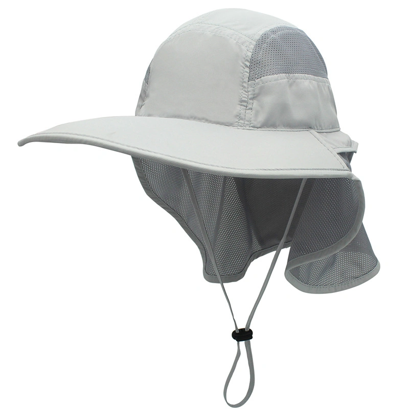 Custom Men&prime;s Sun Visor Breathable Sunblock UV Protection Fishing Cap Quick Drying Mountaineering Fisherman Basin Hat