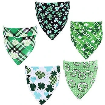 Hanyang Polyester Cooling Dog Triangular Bandana Pet Neck Scarf Saliva Towel