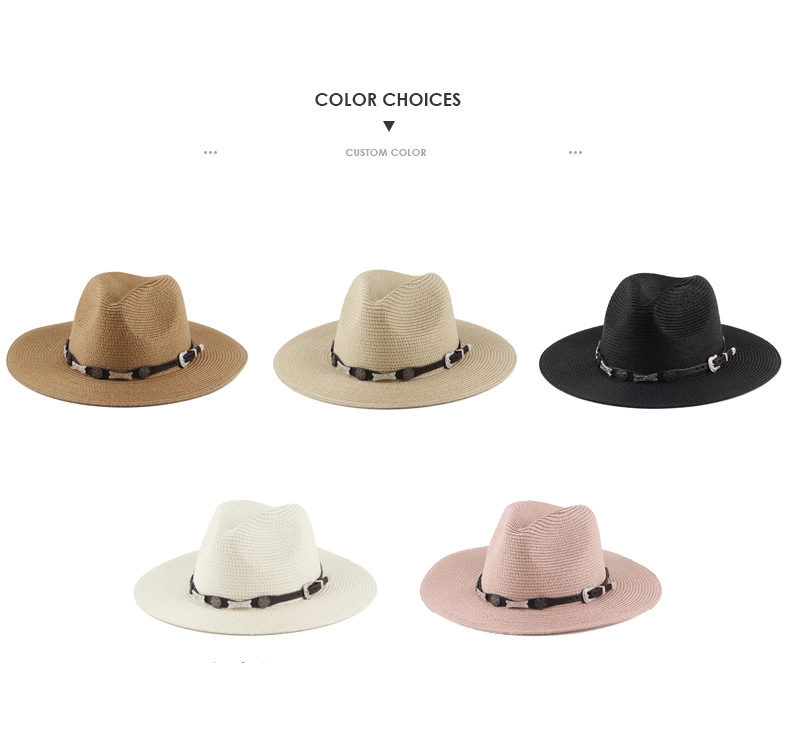 Best Sellers 5 Colors Adult Lifeguard Hat Wide Brim Straw Cowboy Hats