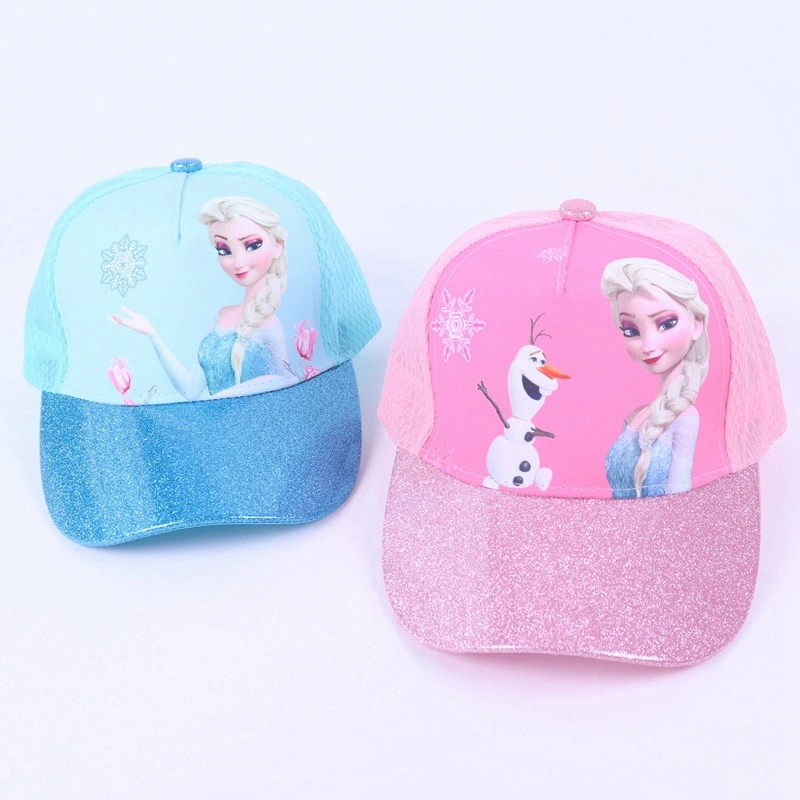 Children&prime;s Hat Princess Aisha Baseball Cap Summer Net Hat Shade Cap