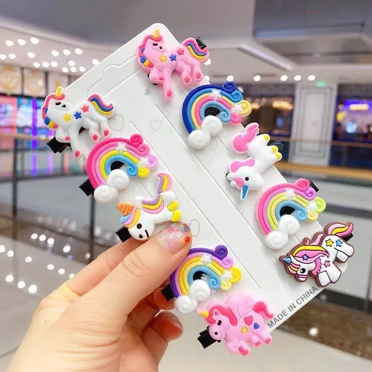 10PCS/Set Cartoon Lovely Hairpins Barrettes Fashion Hair Accessories