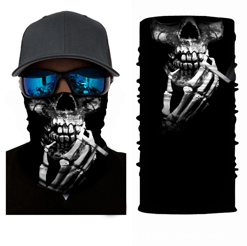 Skull Half Face Series Seamless Magic Headscarf/Bandana