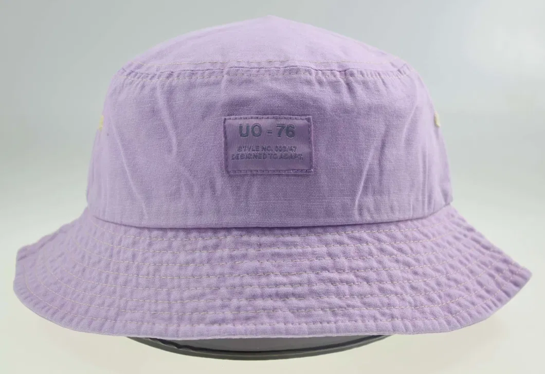 BSCI Blank Soft Cotton Bucket Hat Summer Ladies Leisure Hat