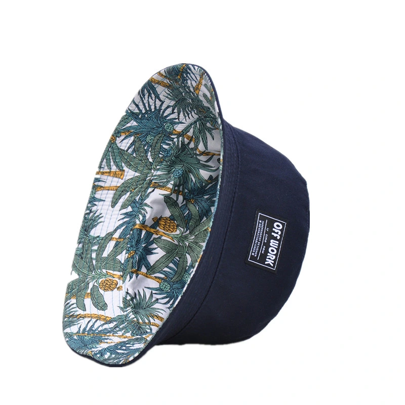 High Quality Custom Cotton Sublimation Printing Reversible Bucket Hat