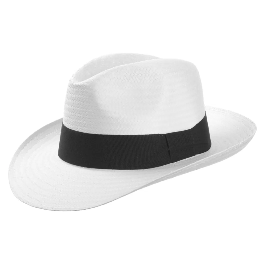 Classic Wide Straw White Panama Hat