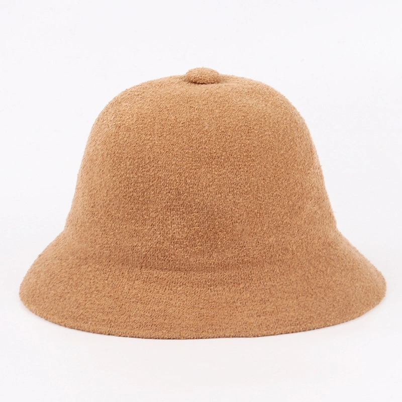 Wholesale Spring Autumn Fashion Multicolor Plain Terry Bucket Hat Fisherman Hat for Adults