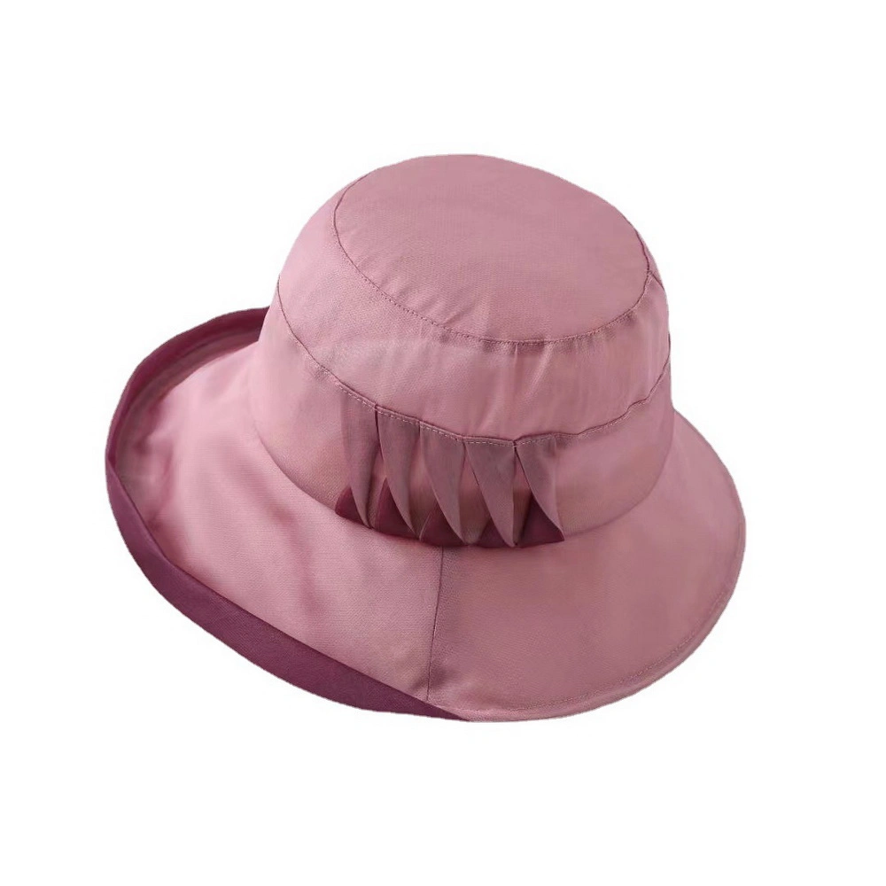 Spring and Summer Solid Color Fisherman Hat Men and Women Brand Leisure Sunshade Bucket Hat